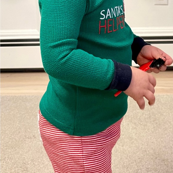 Santa’s  Helper pajama for toddler. - Picture 6 of 6